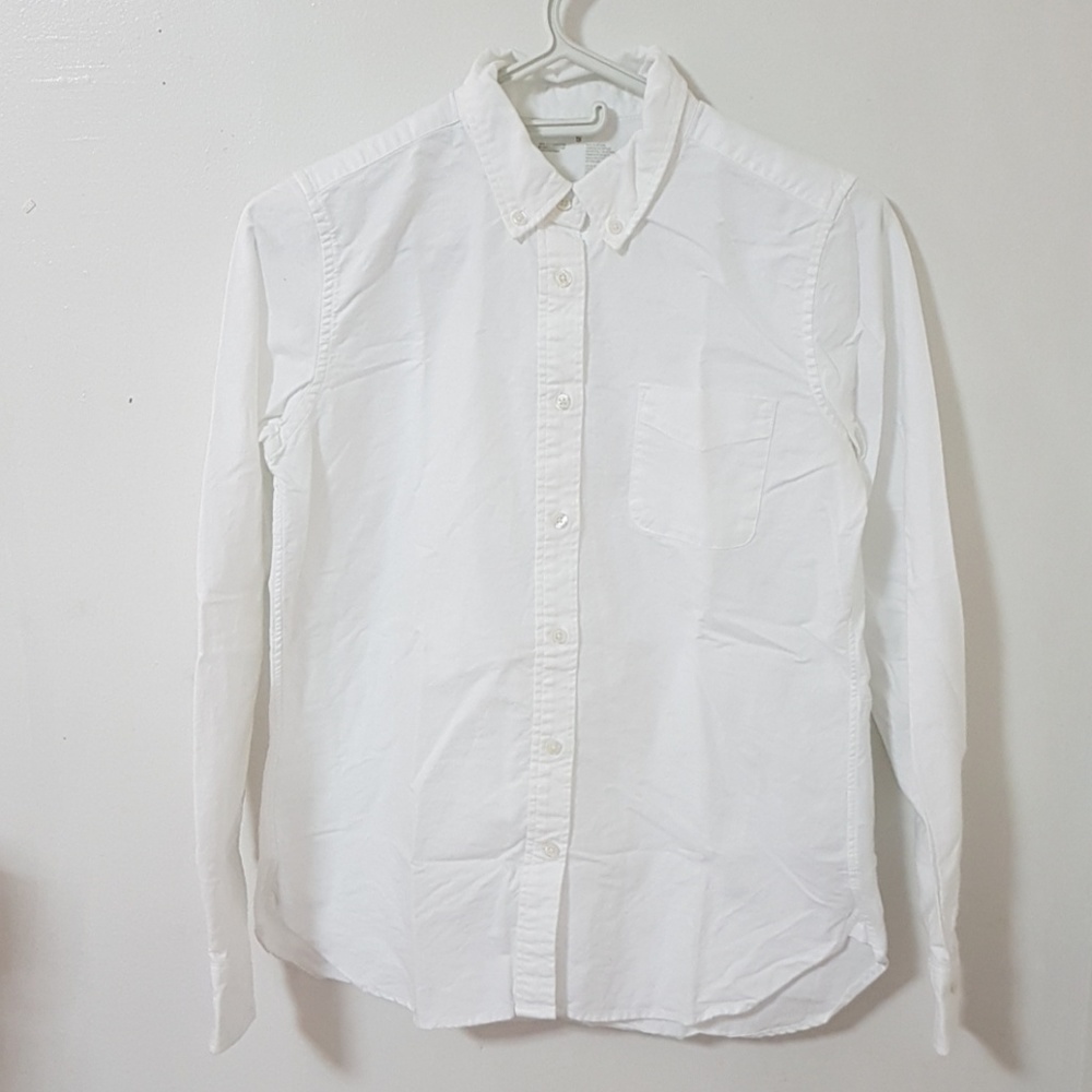 Muji Organic Washed Cotton Broad Shirt